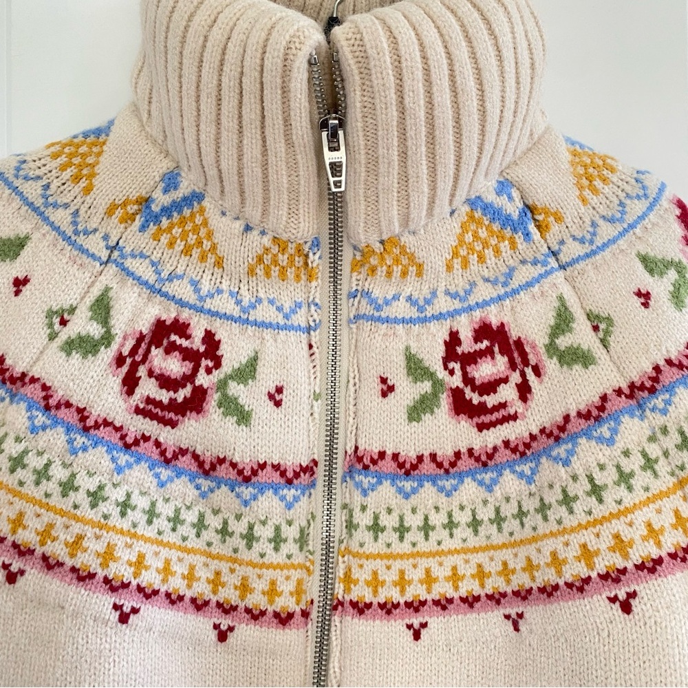 Anthropologie Multicolor Teddy Jacket - Picture 5 of 7